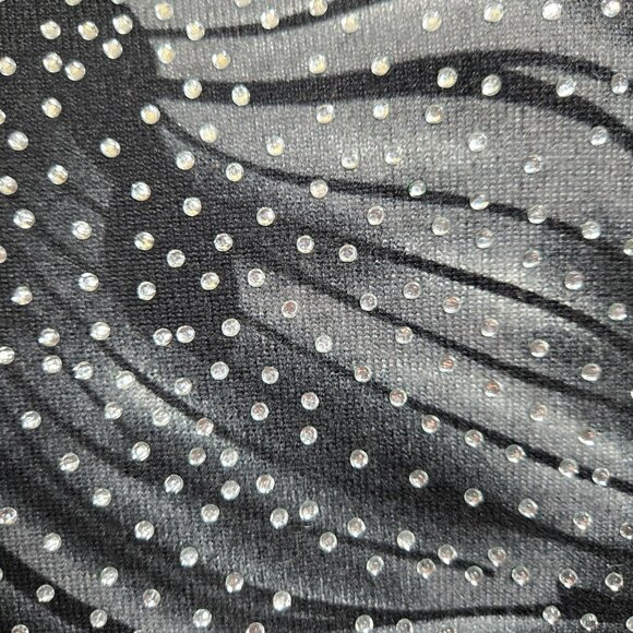 Y2K Striped Tunic Top Micro Mini Dress Size S Girl Lady Art Euro Emo Grunge - Picture 4 of 9